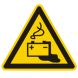 Battery Fumes Hazard Sign