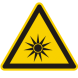 Optical Light Hazard Sign