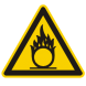 Oxidizer Hazard Sign